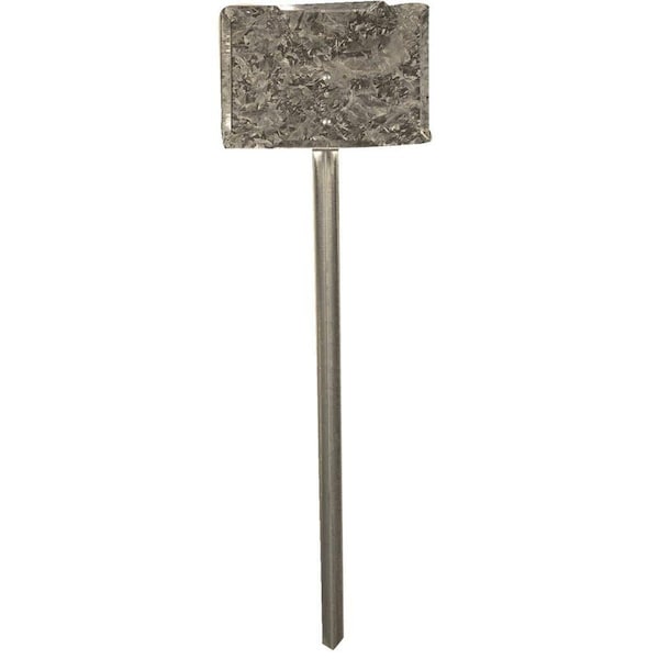 Col-Met COLLIER METAL SPECIALTIES Galvanized Steel Sign Holder, 7"W x 5"H x 18"L 7518 - main